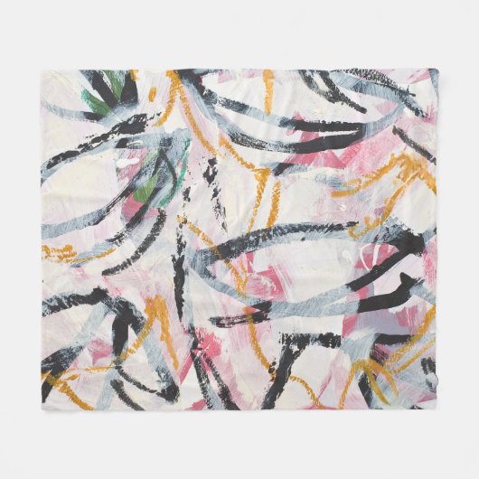 Acrylmaldesign-Element Fleecedecke (Vorderseite (Horizontal))