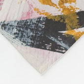 Acrylmaldesign-Element Fleecedecke (Ecke)