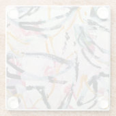 Acrylmaldesign-Element Glasuntersetzer (Rückseite)