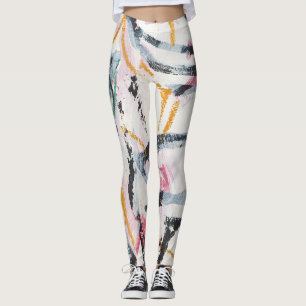 Acrylmaldesign-Element Leggings
