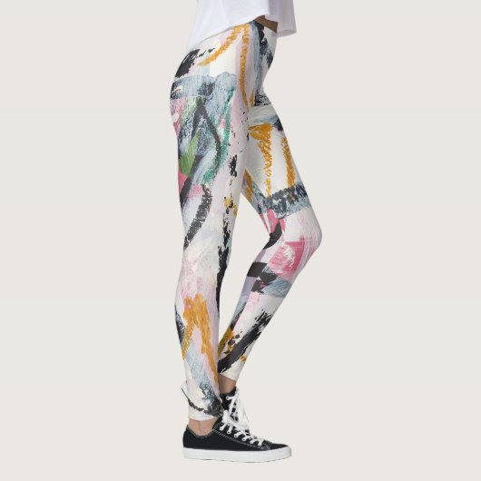 Acrylmaldesign-Element Leggings (Rechts)
