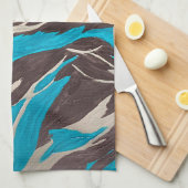 Acrylmalerei Geschirrtuch (Viertel Falte)