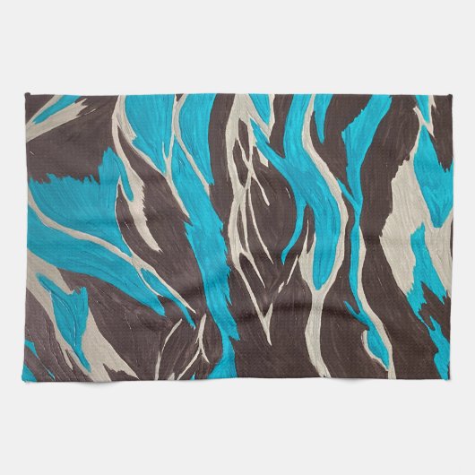 Acrylmalerei Geschirrtuch (Horizontal)