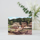 Acrylmalerei im Kongo Postkarte (Stehend Vorderseite)