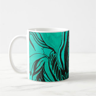 Acrylmalerei Kaffeetasse