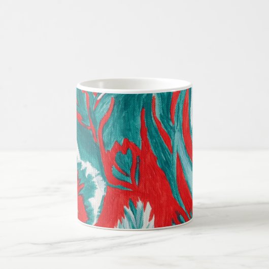 Acrylmalerei Kaffeetasse (Mittel)