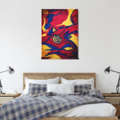 Acrylmalerei Leinwanddruck (Insitu (Schlafzimmer))