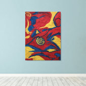 Acrylmalerei Leinwanddruck (Insitu (Holzboden))