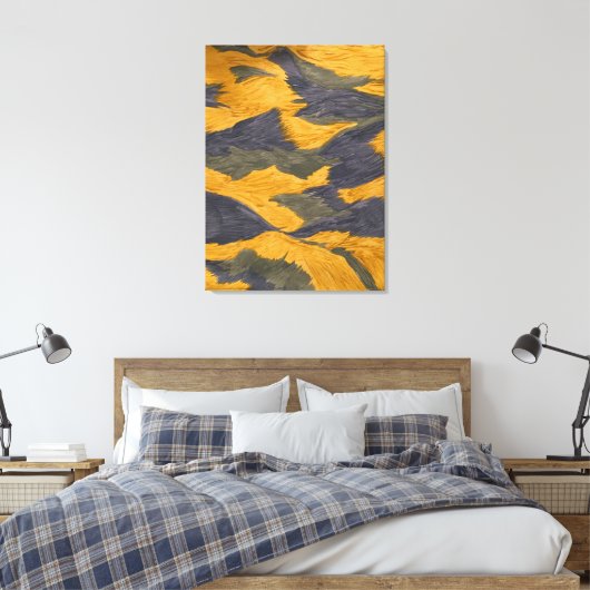 Acrylmalerei Leinwanddruck (Insitu (Schlafzimmer))
