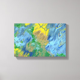 Acrylmalerei "Three Monsters" Leinwanddruck