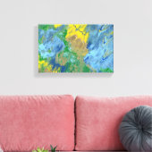 Acrylmalerei "Three Monsters" Leinwanddruck (Insitu (Wohnzimmer))