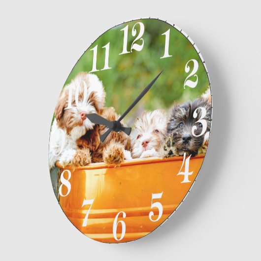 Acrylmauer Große Wanduhr (Winkel)