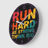 Acrylmauer Große Wanduhr (Winkel)