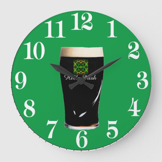 Acrylmauer Große Wanduhr (Vorderseite)