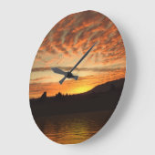 Acrylmauer Große Wanduhr (Winkel)