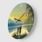 Acrylmauer Große Wanduhr (Winkel)