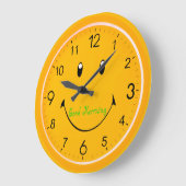 Acrylmauer Große Wanduhr (Winkel)