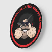 Acrylmauer Große Wanduhr (Winkel)