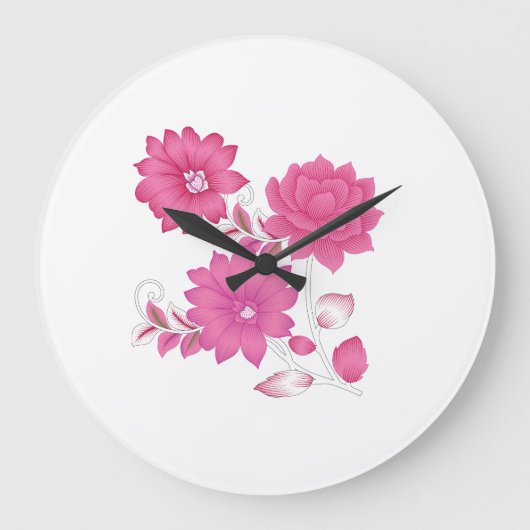 Acrylmauer Große Wanduhr (Vorderseite)