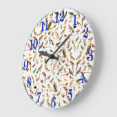 Acrylmauer Große Wanduhr (Winkel)
