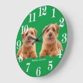 Acrylmauer Große Wanduhr (Winkel)