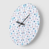 Acrylmauer Große Wanduhr (Winkel)