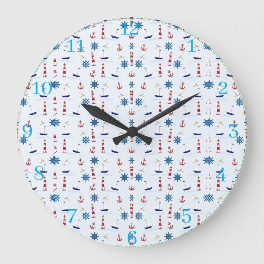 Acrylmauer Große Wanduhr (Vorderseite)