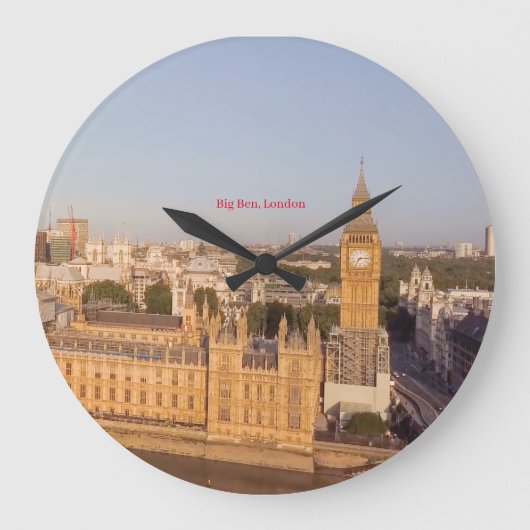 Acrylmauer Große Wanduhr (Vorderseite)