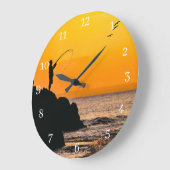 Acrylmauer Große Wanduhr (Winkel)