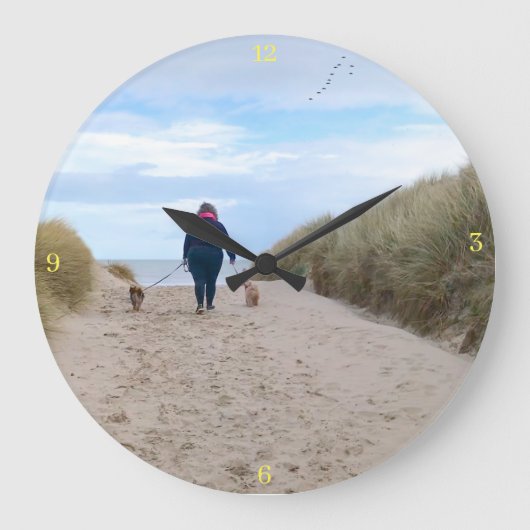 Acrylmauer Große Wanduhr (Vorderseite)