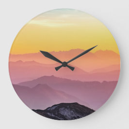 Acrylmauer Große Wanduhr