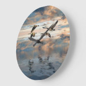 Acrylmauer Große Wanduhr (Winkel)