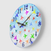 Acrylmauer Große Wanduhr (Winkel)