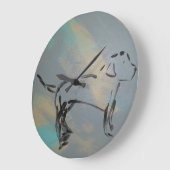 Acrylmauer Große Wanduhr (Winkel)
