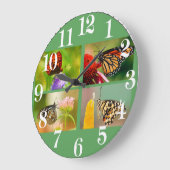 Acrylmauer Große Wanduhr (Winkel)