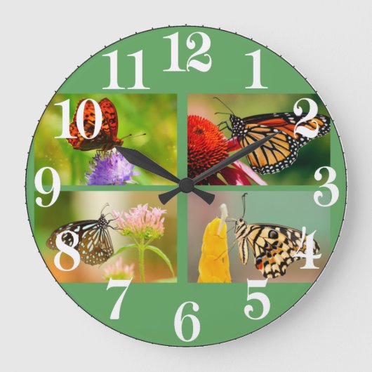 Acrylmauer Große Wanduhr (Vorderseite)