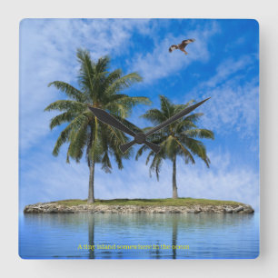 Acrylmauer Quadratische Wanduhr