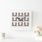 Acrylmauer Quadratische Wanduhr (Zuhause)