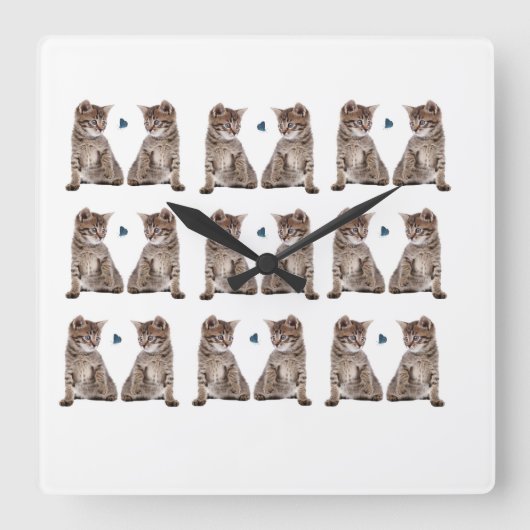 Acrylmauer Quadratische Wanduhr (Vorderseite)