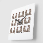 Acrylmauer Quadratische Wanduhr (Winkel)