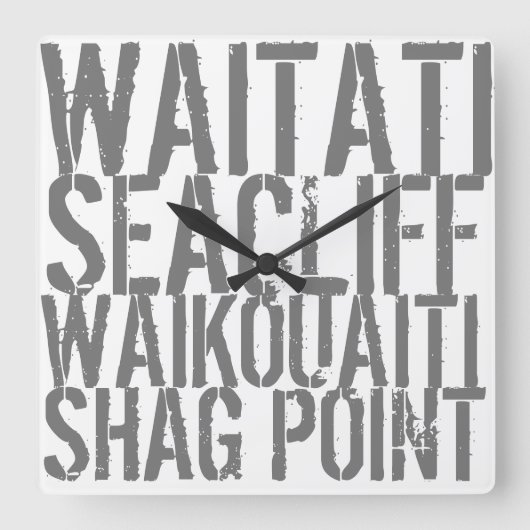 Acrylmauer Quadratische Wanduhr (Vorderseite)