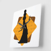 Acrylmauer Quadratische Wanduhr (Winkel)