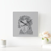 Acrylmauer Quadratische Wanduhr (Zuhause)