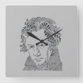 Acrylmauer Quadratische Wanduhr (Vorderseite)