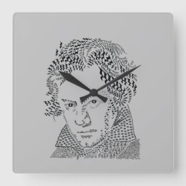 Acrylmauer Quadratische Wanduhr