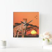 Acrylmauer Quadratische Wanduhr (Zuhause)