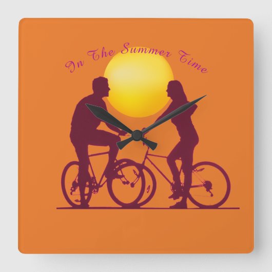 Acrylmauer Quadratische Wanduhr (Vorderseite)