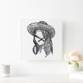 Acrylmauer Quadratische Wanduhr (Zuhause)