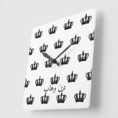 Acrylmauer Quadratische Wanduhr (Winkel)