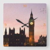 Acrylmauer Quadratische Wanduhr (Vorderseite)